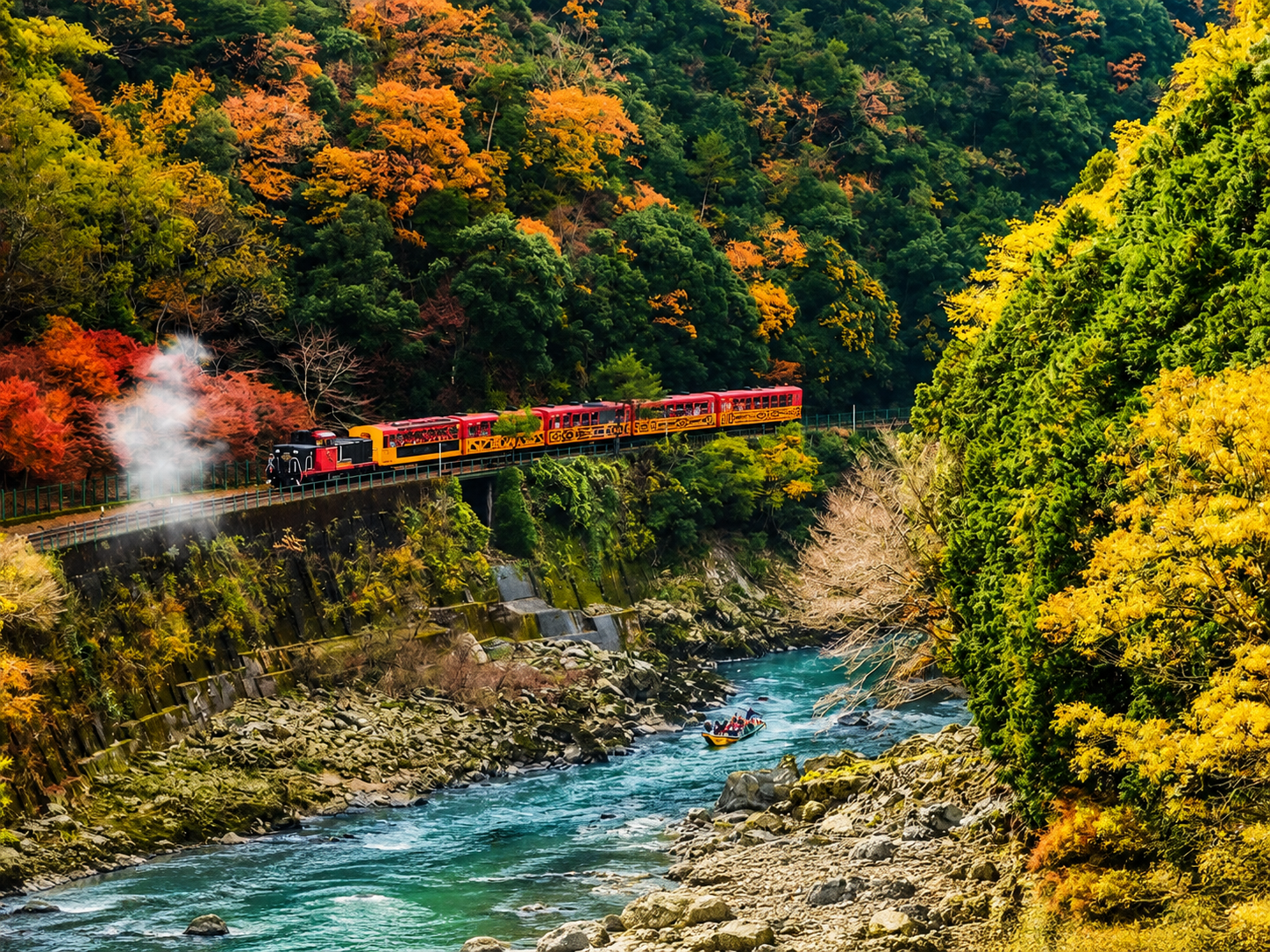 嵐山小火車